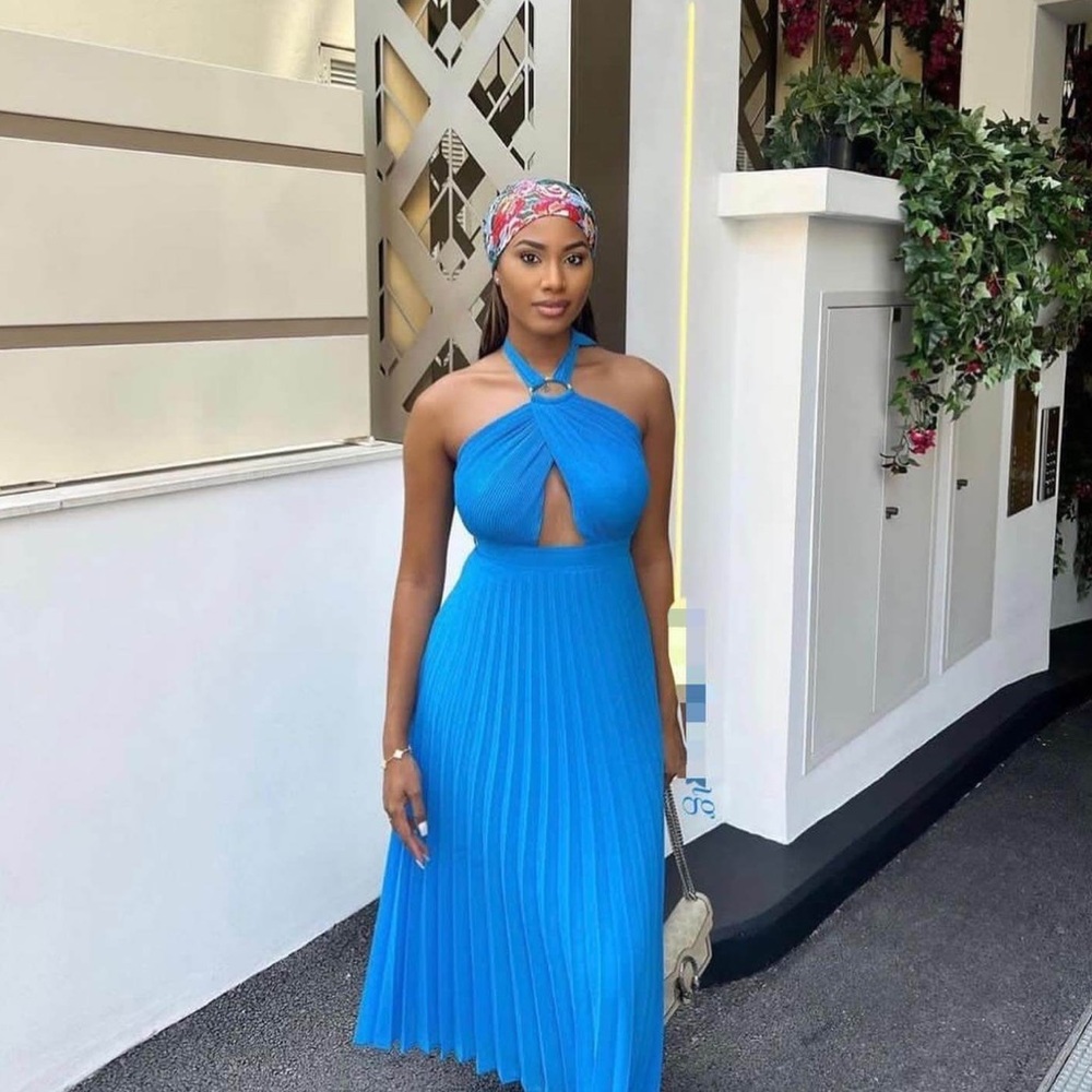 Zara PLEATED DRESS - Picture 6 of 12